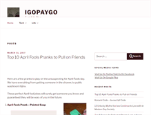 Tablet Screenshot of igopaygo.com